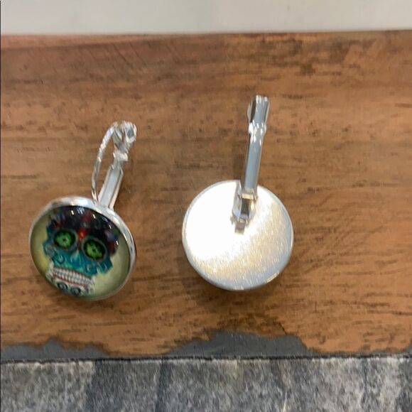 Colorful Skull earrings‎ - Picture 2 of 2